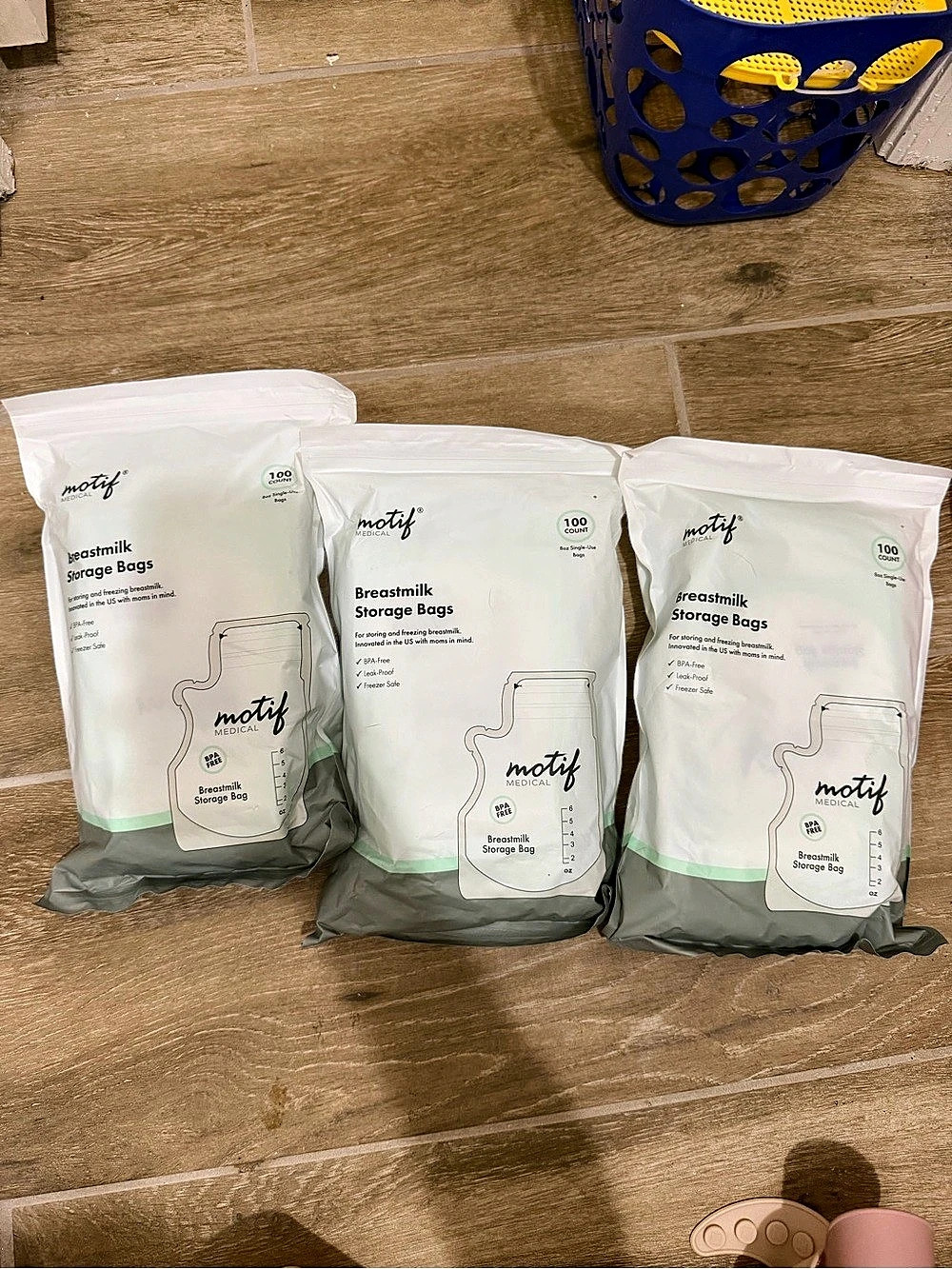 Motif Medical Breastmilk Storage Bags 300 Count NWT